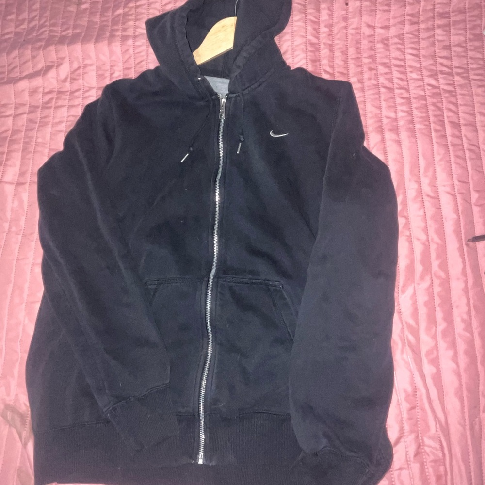 Nike Black Lightweight zip up